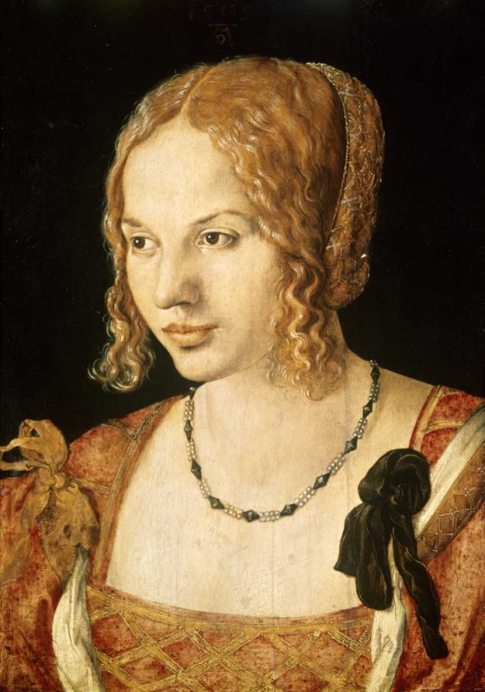 Wall Art Painting id:91970, Name: Portrait of a Venetian Lady, Artist: Durer, Albrecht