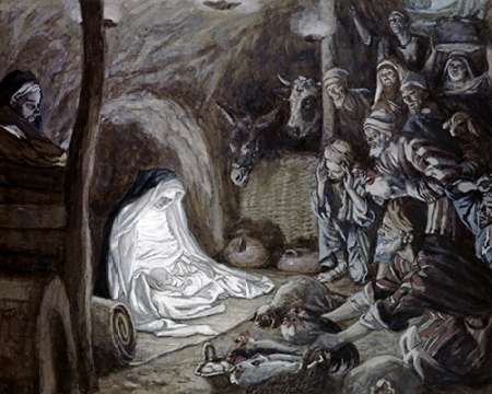Wall Art Painting id:186956, Name: Adoration of the Shepherds, Artist: Tissot, James
