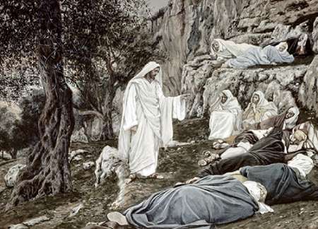 Wall Art Painting id:186969, Name: Jesus Commands his Disciples to Rest, Artist: Tissot, James