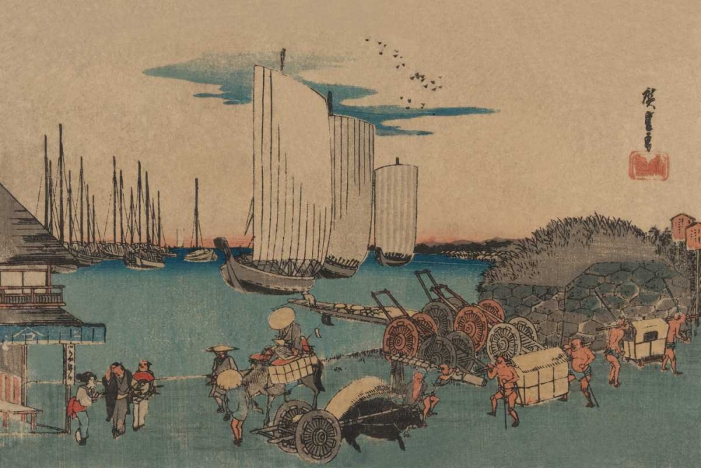 Wall Art Painting id:95961, Name: Okido at Takanawa (Takanawa okido no zu), 1832, Artist: Hiroshige, Ando
