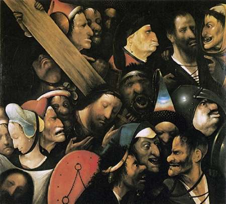 Wall Art Painting id:187453, Name: Museumist Carrying The Cross II, Artist: Bosch, Hieronymus