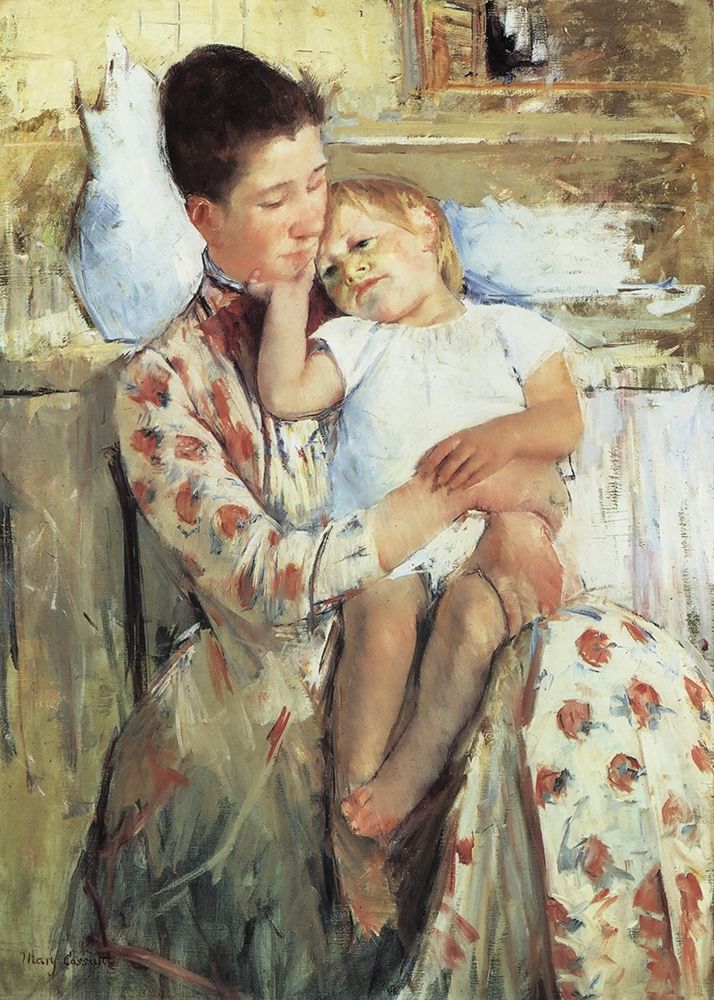 Wall Art Painting id:266047, Name: Mother And Child 1890, Artist: Cassatt, Mary