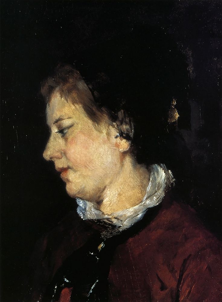 Wall Art Painting id:266063, Name: Portrait Of Madame Sisley 1873, Artist: Cassatt, Mary