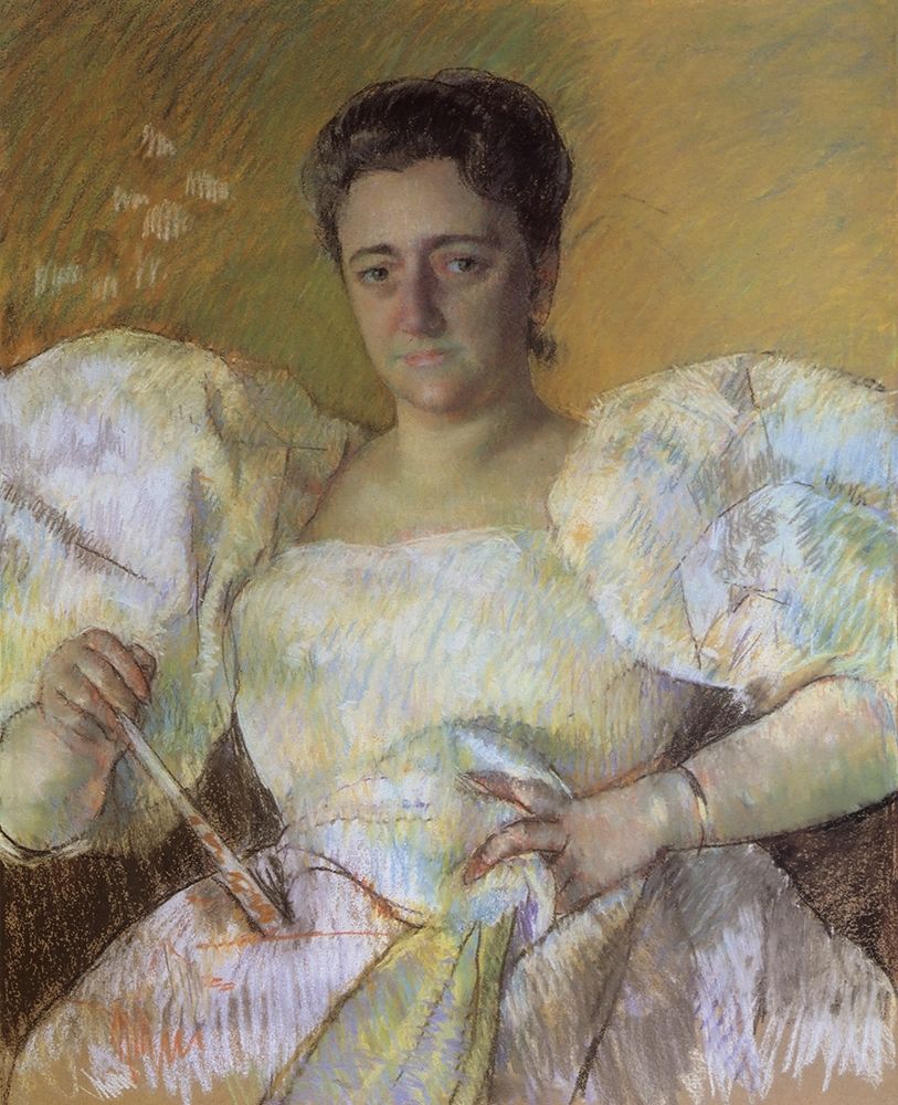 Wall Art Painting id:266064, Name: Portrait Of Mrs H O Havemeyer 1896, Artist: Cassatt, Mary