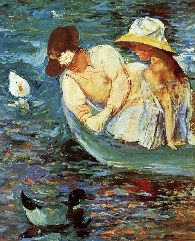 Wall Art Painting id:266077, Name: Summertime 1894, Artist: Cassatt, Mary