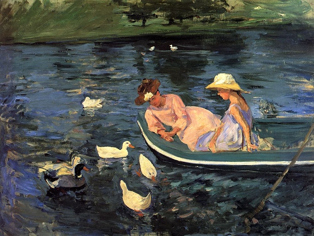 Wall Art Painting id:266078, Name: Summertime II 1894, Artist: Cassatt, Mary