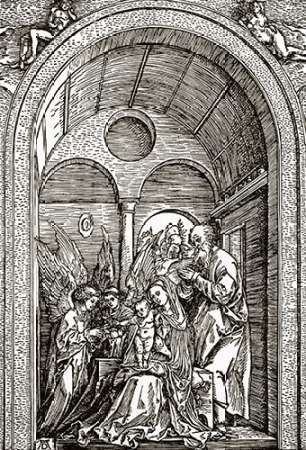 Wall Art Painting id:187557, Name: The Holy Family, Artist: Durer, Albrecht