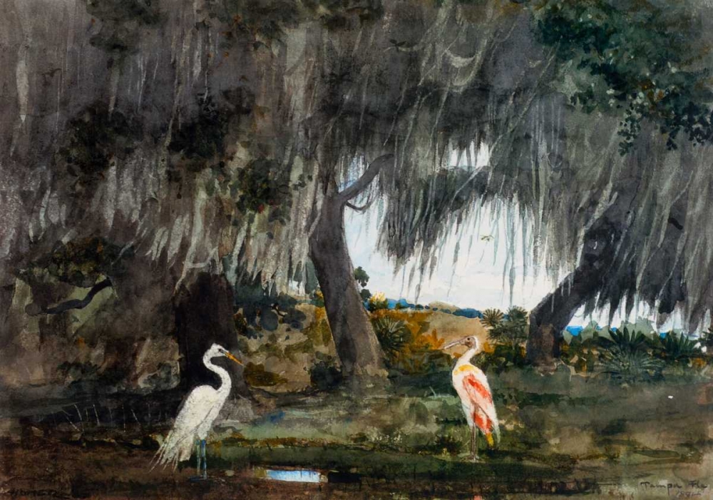 Wall Art Painting id:92546, Name: At Tampa, Artist: Homer, Winslow