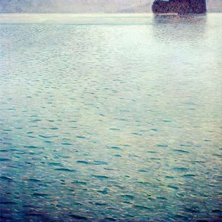 Wall Art Painting id:187745, Name: Island In Lake Atter, Artist: Klimt, Gustav