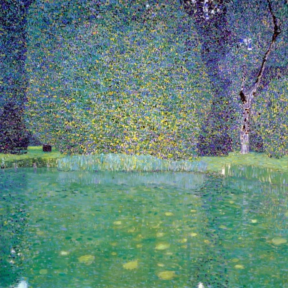 Wall Art Painting id:92636, Name: Pond At Schloss Kammer On The Attersee 1910, Artist: Klimt, Gustav