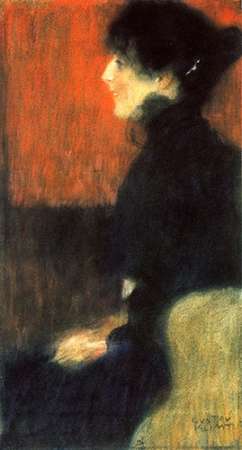 Wall Art Painting id:187760, Name: Portrait Of A Lady 1898, Artist: Klimt, Gustav