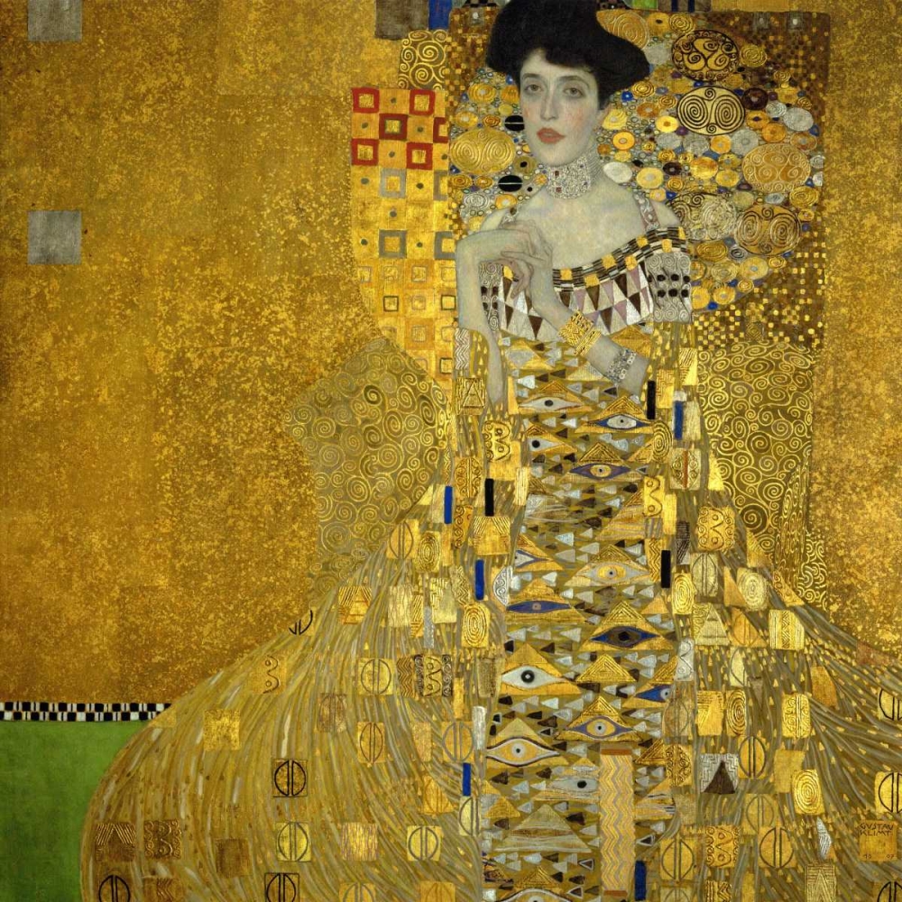 Wall Art Painting id:92639, Name: Portrait Of Adele Bloch Bauer I 1907, Artist: Klimt, Gustav