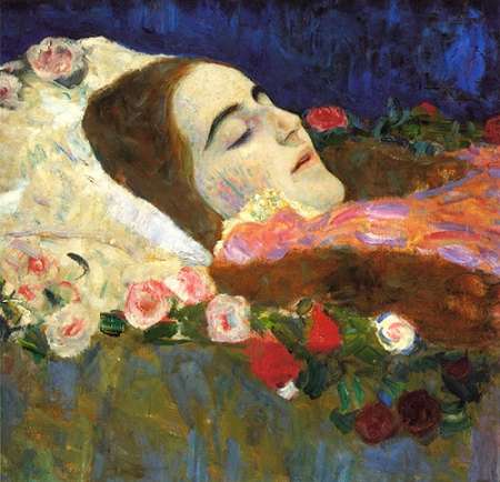 Wall Art Painting id:187765, Name: Ria Munk On Her Deatbed 1912, Artist: Klimt, Gustav