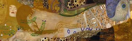 Wall Art Painting id:187766, Name: Sea Serpents I, Artist: Klimt, Gustav