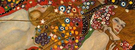 Wall Art Painting id:187767, Name: Sea Serpents VII, Artist: Klimt, Gustav