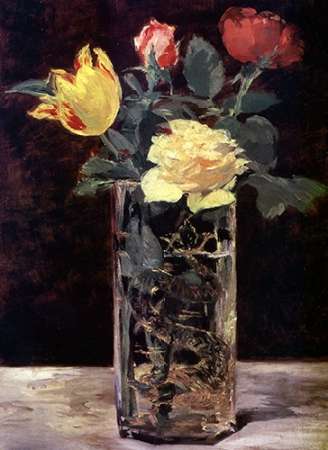 Wall Art Painting id:187859, Name: Vase of Flowers, Artist: Manet, Edouard