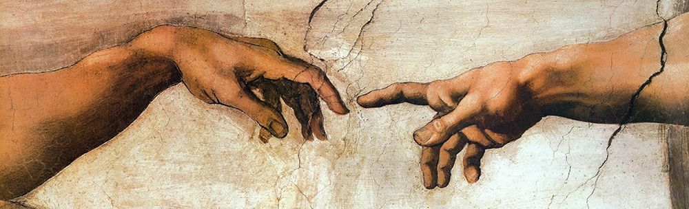 Wall Art Painting id:267993, Name: Creation Of Adam, Artist: Michelangelo