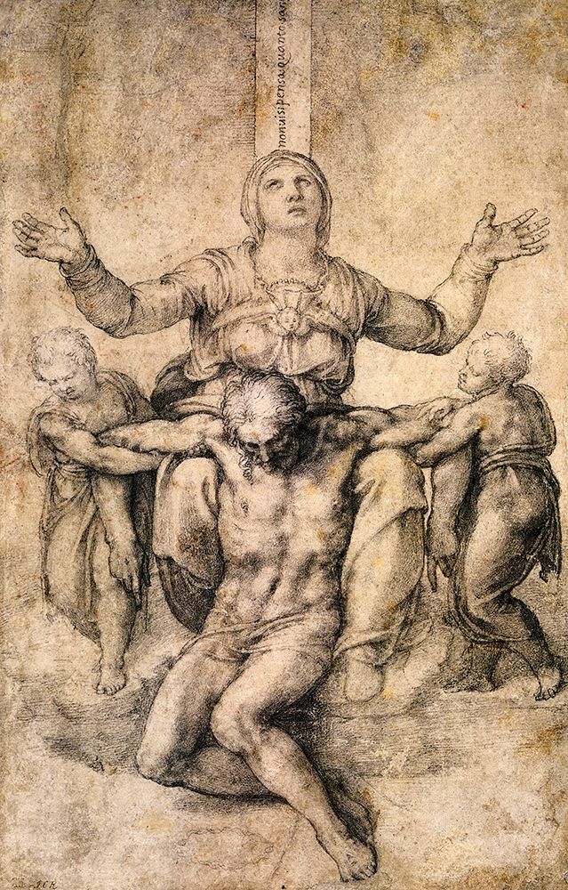 Wall Art Painting id:268034, Name: Pieta-4, Artist: Michelangelo