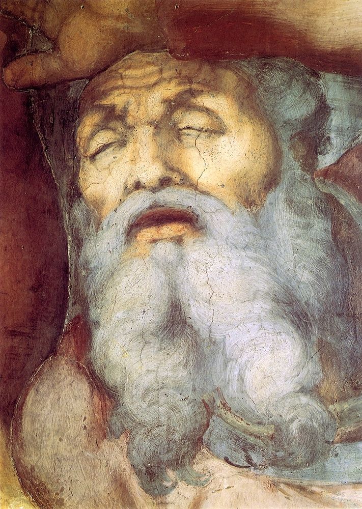 Wall Art Painting id:268037, Name: The Conversion Of Saint Paul Detail, Artist: Michelangelo