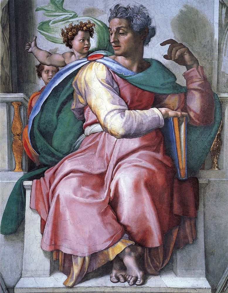 Wall Art Painting id:268043, Name: The Prophet Isaiah, Artist: Michelangelo