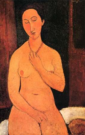 Art Print: Nude With Necklace