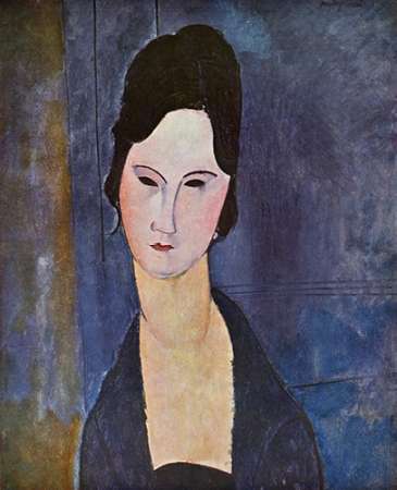 Wall Art Painting id:187942, Name: Portrait Of A Woman, Artist: Modigliani, Amedeo