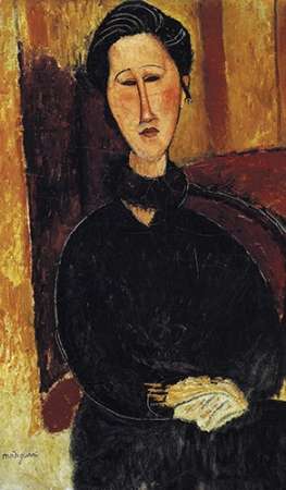 Wall Art Painting id:187945, Name: Portrait Of Anna Zborowska, Artist: Modigliani, Amedeo