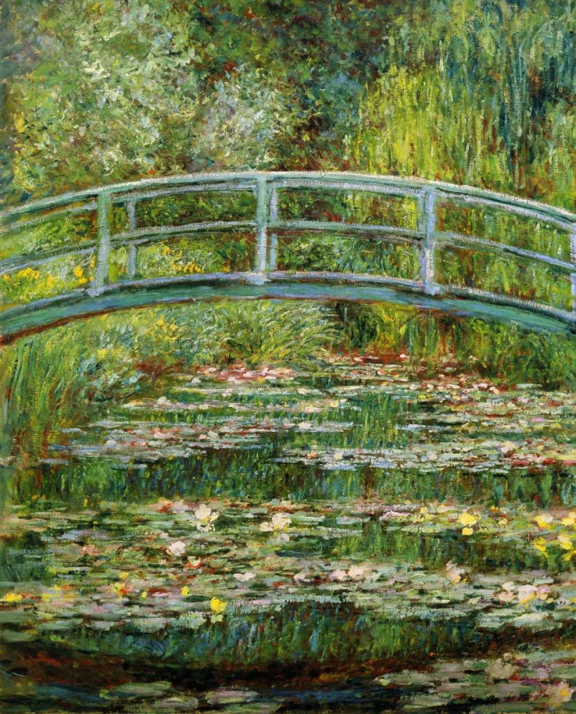 Wall Art Painting id:92760, Name: Japanese Bridge And Water Lilies - 1, Artist: Monet, Claude