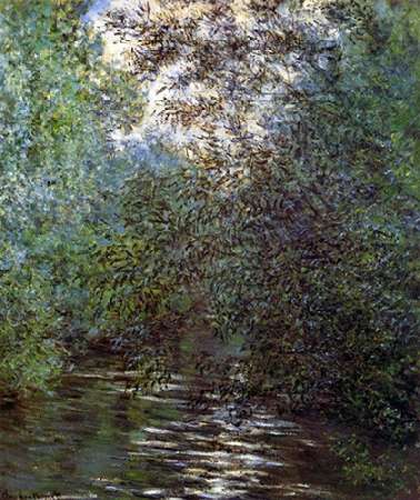 Wall Art Painting id:188004, Name: Le Fleuve Aux Saules 1876, Artist: Monet, Claude