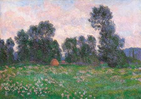 Wall Art Painting id:188007, Name: Meadow At Giverny 1890, Artist: Monet, Claude