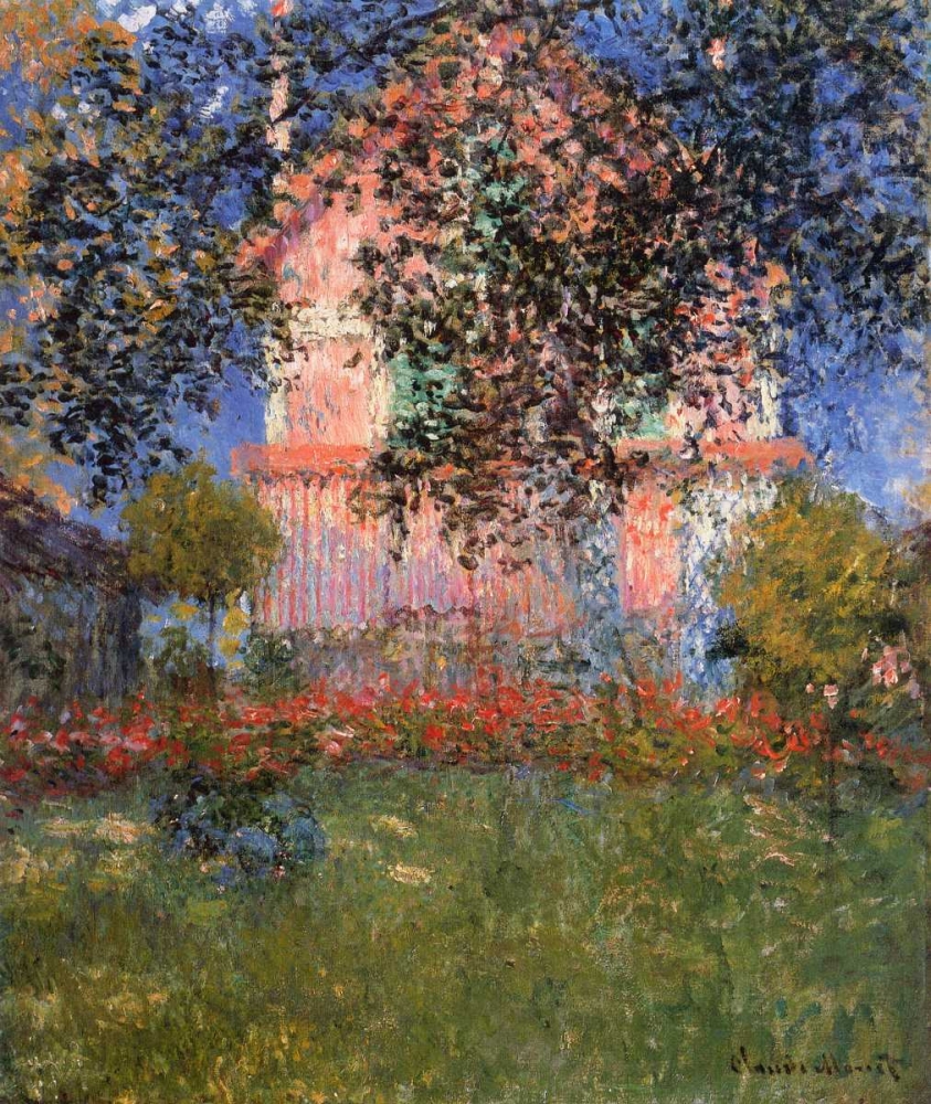 Wall Art Painting id:92766, Name: Monets House At Argenteuil 1876, Artist: Monet, Claude