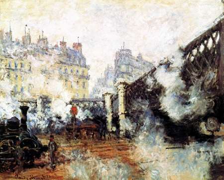 Wall Art Painting id:188013, Name: Pont De LEurope 1877, Artist: Monet, Claude