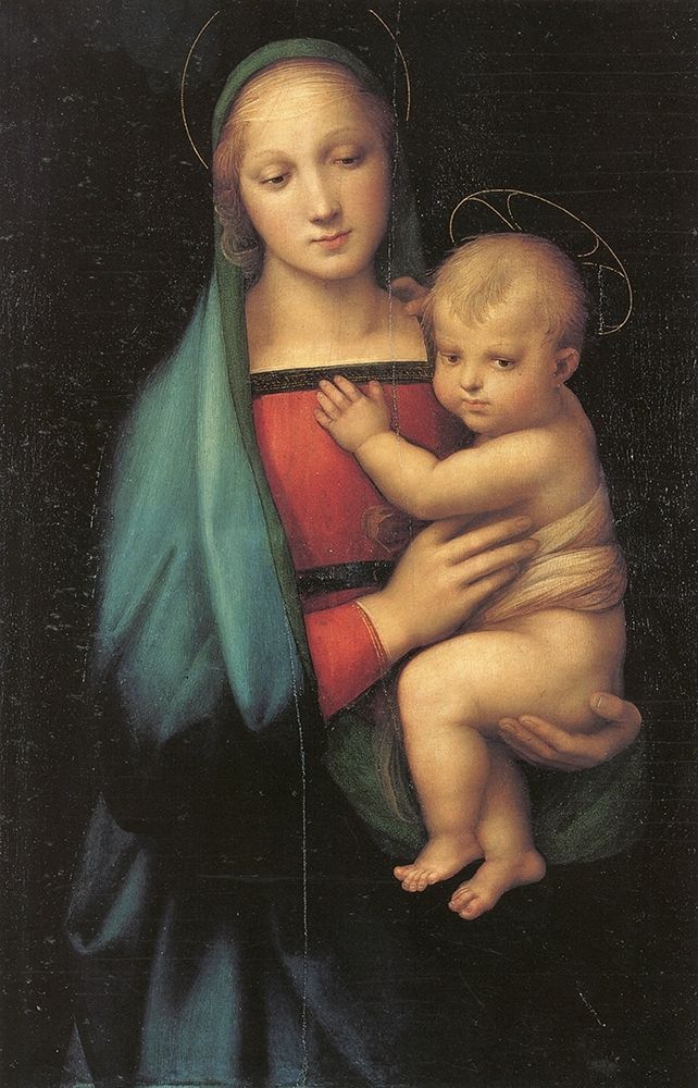 Wall Art Painting id:268421, Name: Madonna And Child 3, Artist: Raphael