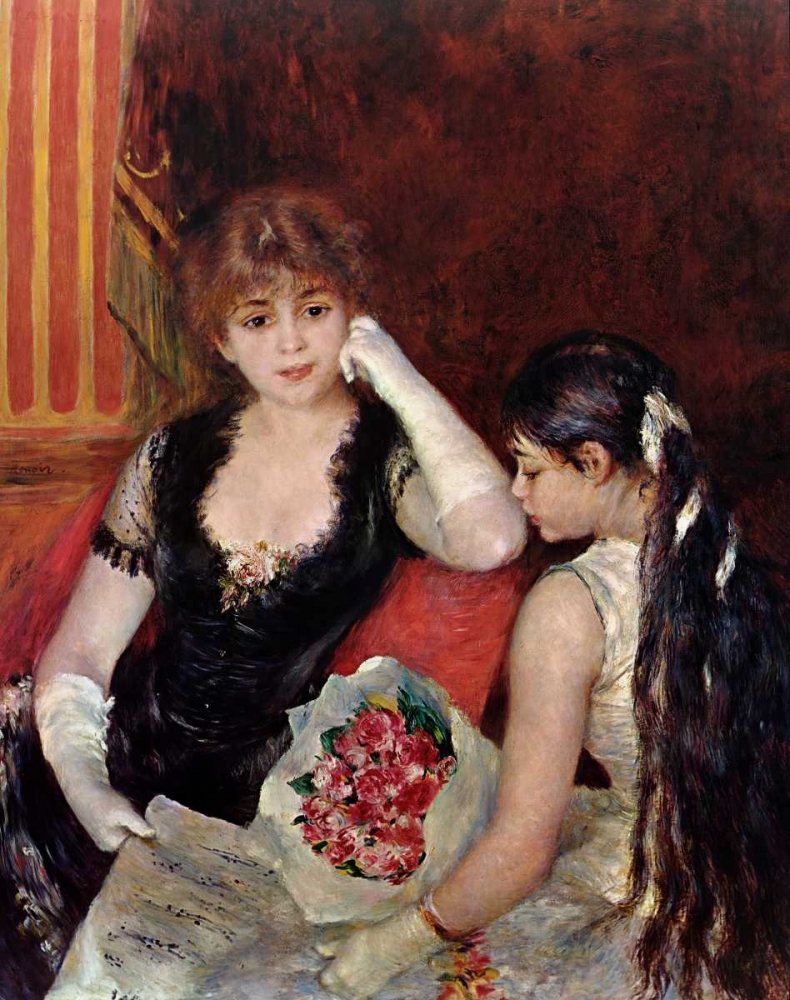 Wall Art Painting id:92837, Name: At The Concert, Artist: Renoir, Pierre-Auguste