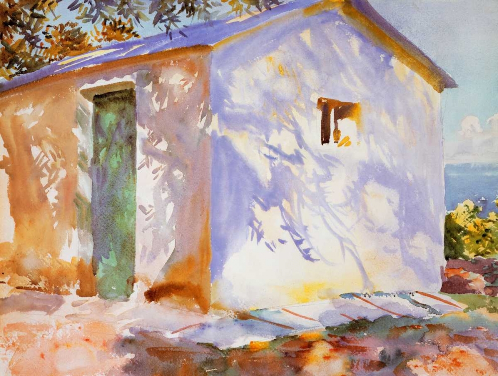 Wall Art Painting id:92859, Name: Corfu, Lights and Shadows, Artist: Sargent, John Singer