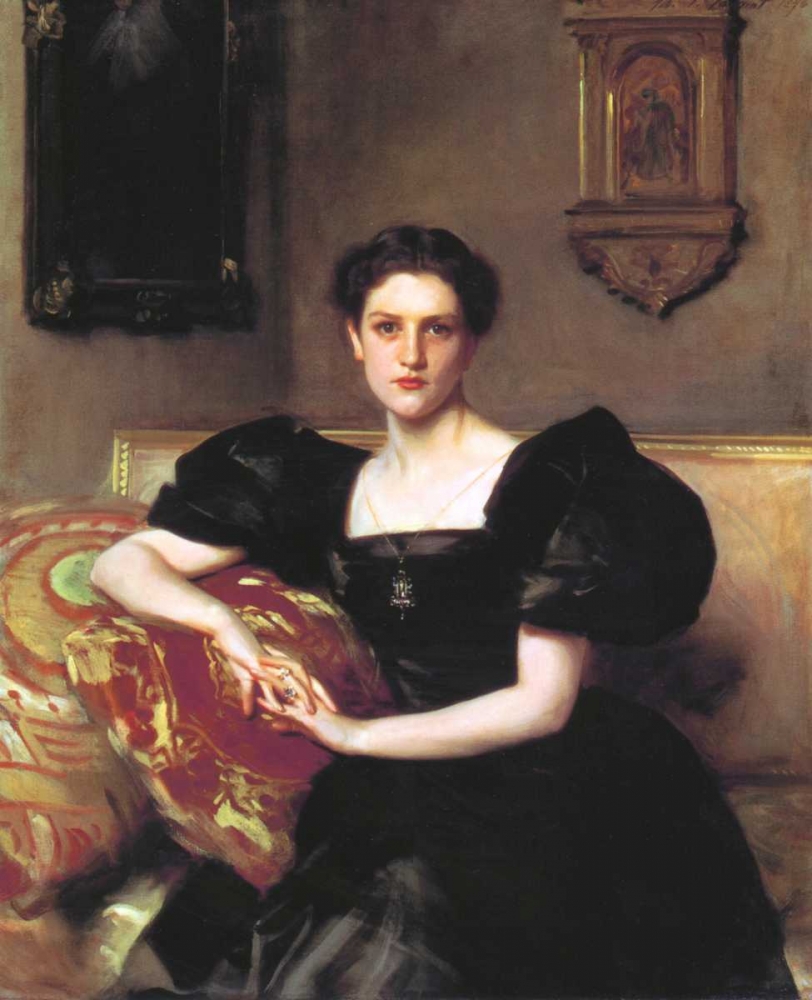 Wall Art Painting id:92866, Name: Elizabeth Winthrop Chandler, Artist: Sargent, John Singer