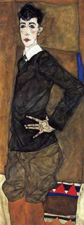 Wall Art Painting id:188100, Name: Portrait Of Erich Lederer, Artist: Schiele, Egon