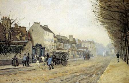Wall Art Painting id:188145, Name: Boulevard Heloise Argenteuil, Artist: Sisley, Alfred