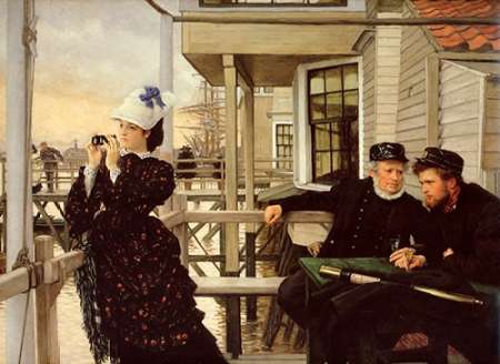 Wall Art Painting id:188179, Name: Captains Daughter, Artist: Tissot, James