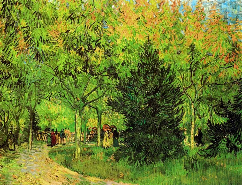 Wall Art Painting id:269868, Name: Lane In Public Gardens Arles, Artist: Van Gogh, Vincent