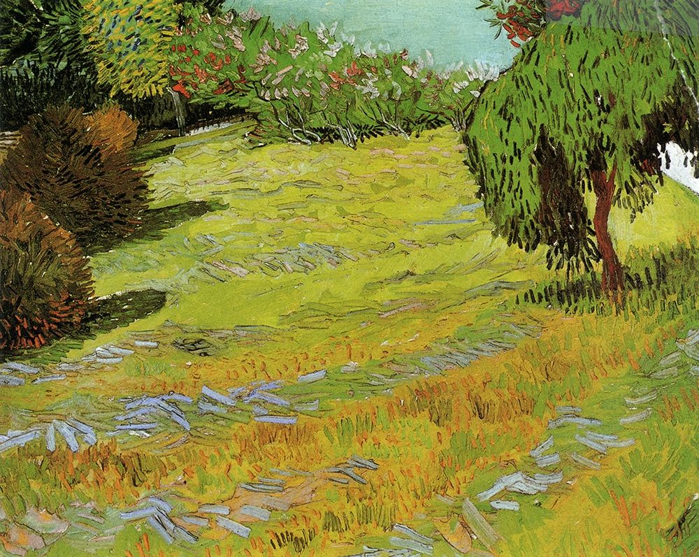 Wall Art Painting id:269901, Name: Sunny Lawn In Public Park, Artist: Van Gogh, Vincent
