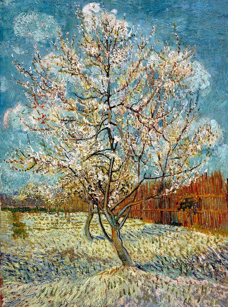 Wall Art Painting id:269905, Name: The Pink Peach Tree 1888, Artist: Van Gogh, Vincent