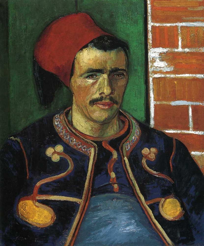 Wall Art Painting id:92963, Name: The Zouave, Artist: Van Gogh, Vincent