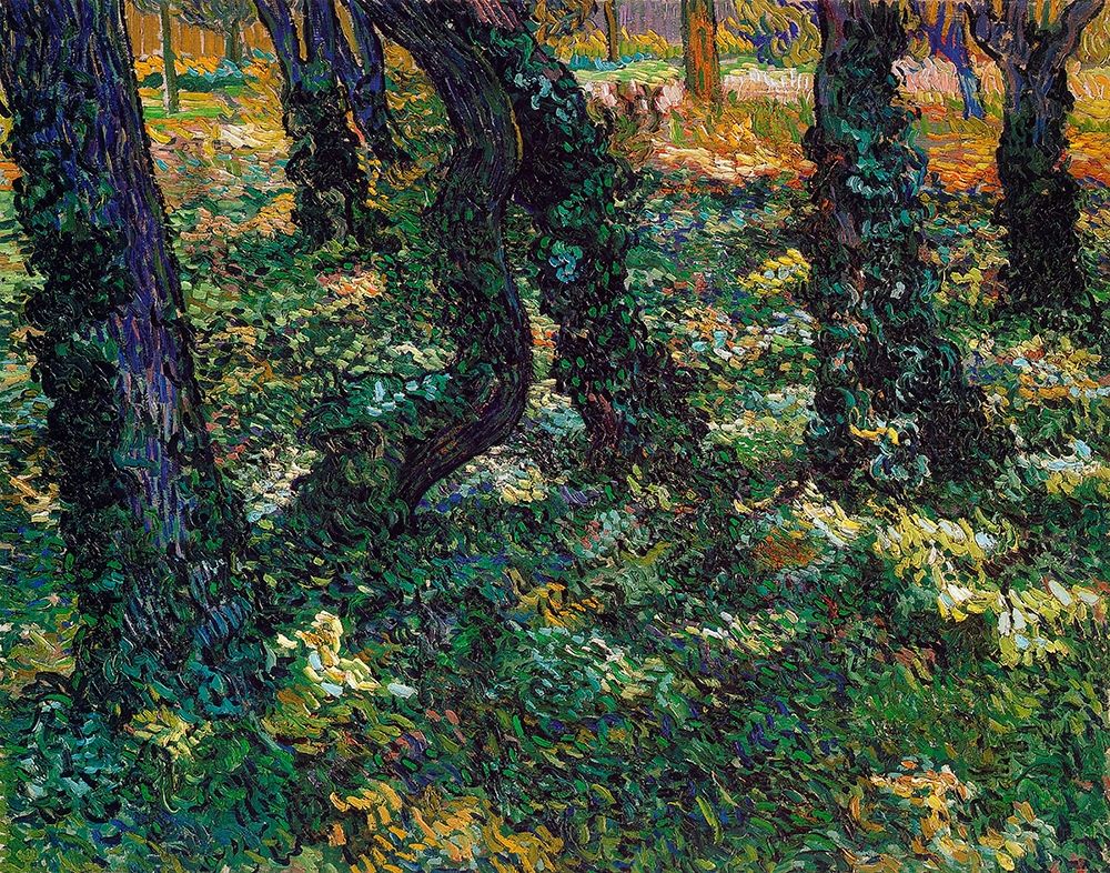 Wall Art Painting id:269911, Name: Undergrowth 2, Artist: Van Gogh, Vincent