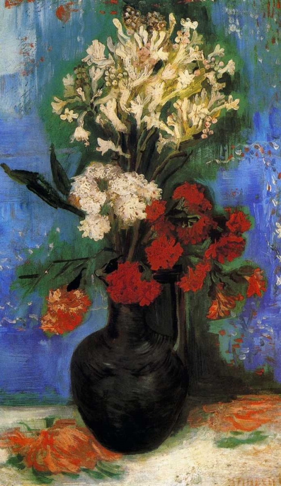 Wall Art Painting id:92985, Name: Carnations And Other Flowers, Artist: Van Gogh, Vincent