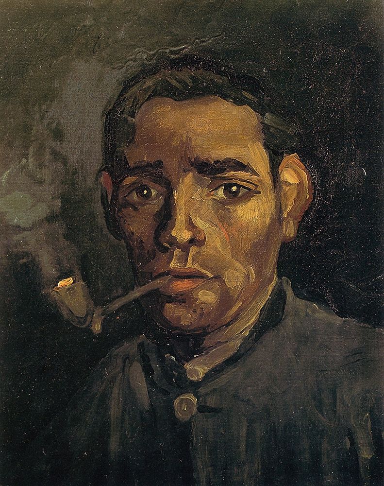 Wall Art Painting id:269951, Name: Head Of A Man, Artist: Van Gogh, Vincent