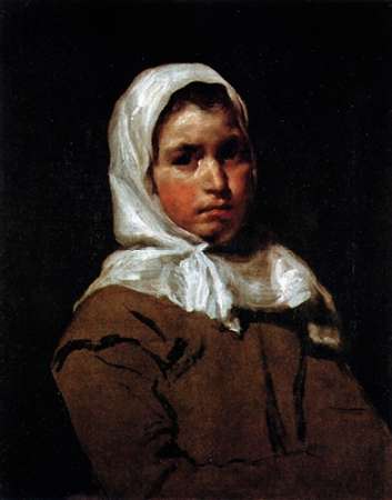 Wall Art Painting id:188204, Name: A Country Lass, Artist: Velazquez, Diego