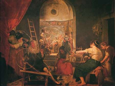 Wall Art Painting id:188243, Name: The Spinners The Fable Of Arachne, Artist: Velazquez, Diego