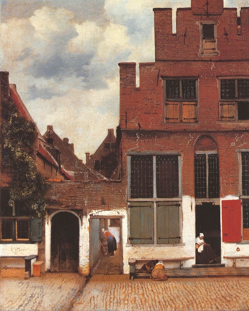 Wall Art Painting id:269994, Name: The Little Street, Artist: Vermeer, Johannes