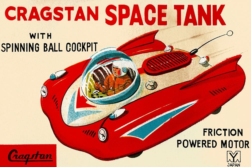 Wall Art Painting id:268920, Name: Cragstan Space Tank, Artist: Retrotrans
